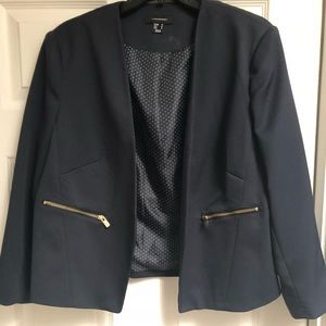 Navy blazer NEVER WORN! Size 14